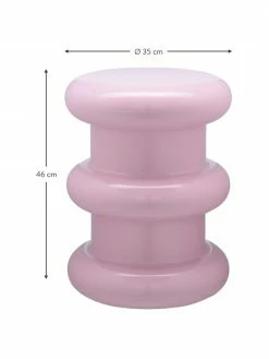 Kartell Table d'appoint ronde rose Pilastro, Ø 35 x haut. 46 cmSeulement 1 produit disponible -furniture Soldes Table dappoint ronde rose Pilastro 2