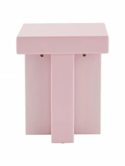 Table d'appoint rose Crozz, larg. 40 x haut. 58 cmDisponibilité limitée 9 Table d'appoint rose Crozz, larg. 40 x haut. 58 cmDisponibilité limitée -furniture Soldes Table dappoint rose Crozz 3