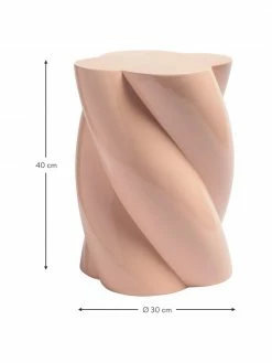 &k amsterdam Table d'appoint rose Marshmallow, Ø 30 x haut. 40 cm -furniture Soldes Table dappoint rose Marshmallow 2
