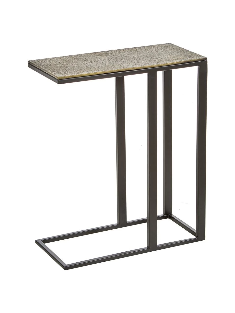 Westwing Collection Table d'appoint style industriel Edge, larg. 43 x haut. 52 cm 1 Westwing Collection Table d'appoint style industriel Edge, larg. 43 x haut. 52 cm