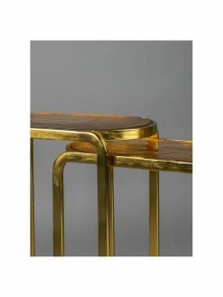 Dutchbone Table d'appoint style vintage Bandhu, 2 élém., Lot de différentes tailles 10 Dutchbone Table d'appoint style vintage Bandhu, 2 élém., Lot de différentes tailles -furniture Soldes Table dappoint style vintage Bandhu 2 elem 4