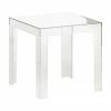 Kartell Table d'appoint transparenteJolly, larg. 40 x haut. 40 cm
