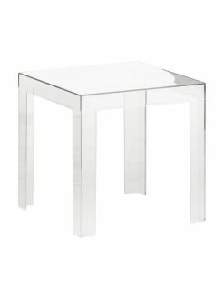 Kartell Table d'appoint transparenteJolly, larg. 40 x haut. 40 cm