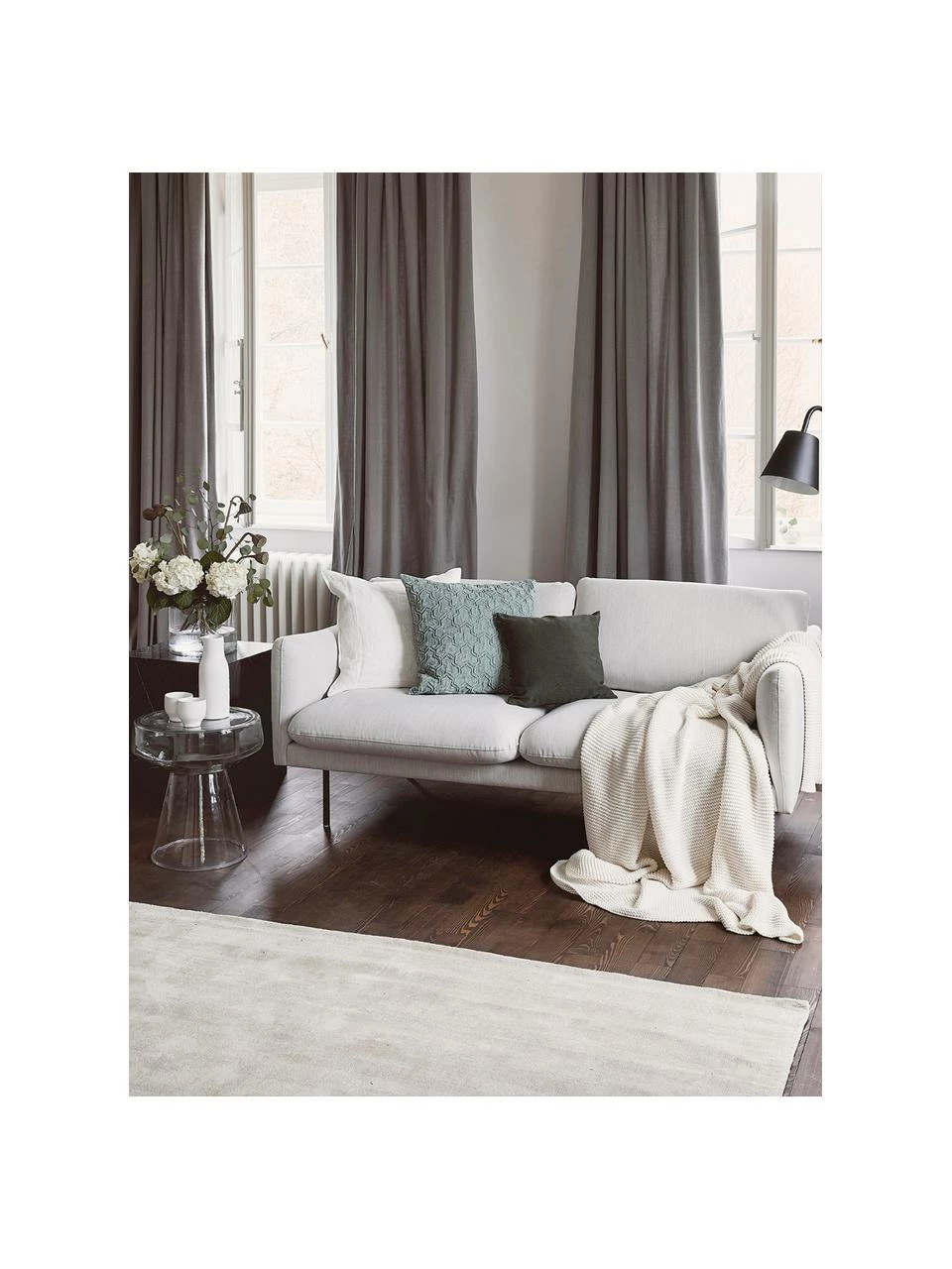 HKliving Table d'appoint verre Lars, Ø 39 x haut. 45 cm 2 HKliving Table d'appoint verre Lars, Ø 39 x haut. 45 cm – Image 2