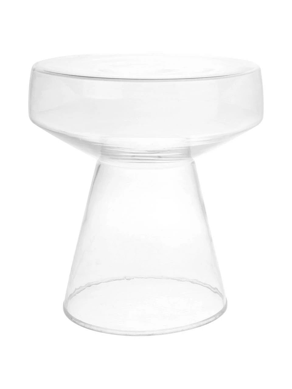 HKliving Table d'appoint verre Lars, Ø 39 x haut. 45 cm 1 HKliving Table d'appoint verre Lars, Ø 39 x haut. 45 cm
