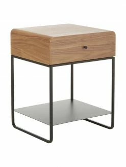 Westwing Collection Table de chevet Sally, larg. 45 x haut. 58 cm