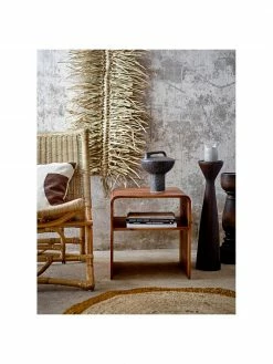 Bloomingville Table de chevet bois d'acacia Hassel, larg. 38 x prof. 38 cm 11 Bloomingville Table de chevet bois d'acacia Hassel, larg. 38 x prof. 38 cm -furniture Soldes Table de chevet bois dacacia Hassel 5