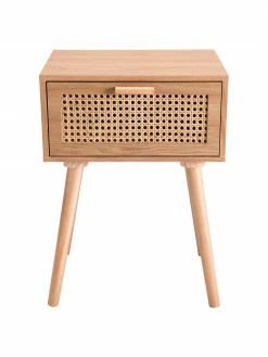 Table de chevet cannage Romeo, larg. 40 x haut. 56 cm -furniture Soldes Table de chevet cannage Romeo 4