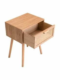 Table de chevet cannage Romeo, larg. 40 x haut. 56 cm -furniture Soldes Table de chevet cannage Romeo 5