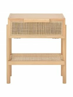 Bloomingville Table de chevet en bois tressage en rotin Manon, larg. 49 x prof. 36 cmSeulement 1 produit disponible -furniture Soldes Table de chevet en bois tressage en rotin Manon 4