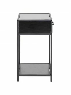 Table de chevet loft avec tiroir Seaford, larg. 42 x haut. 63 cm -furniture Soldes Table de chevet loft avec tiroir Seaford 4