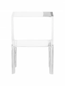 Kartell Table de chevet plexi Ghost Buster, larg. 40 x haut. 57 cm -furniture Soldes Table de chevet plexi Ghost Buster 3