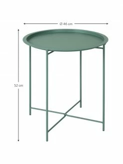 Brafab Table ronde en métal Sangro, Ø 46 x haut. 52 cm -furniture Soldes Table ronde en metal Sangro 8