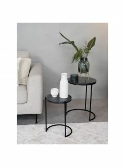 Westwing Collection Tables gigognes en marbre Ella, 2 élém., Lot de différentes tailles -furniture Soldes Tables gigognes en marbre Ella 2 elem 8