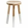 Tabouret Scandi en bois Brocsy, larg. 30 x haut. 44 cm