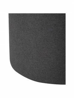 Westwing Collection Tabouret avec coffre gris foncé Alida, Ø 50 x haut. 42 cm -furniture Soldes Tabouret avec coffre gris fonce Alida 5