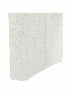 Westwing Collection Tabouret blanc en tissu bouclé Pénélope, larg. 61 x haut. 46 cm -furniture Soldes Tabouret blanc en tissu boucle Penelope 4