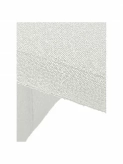 Westwing Collection Tabouret blanc en tissu bouclé Pénélope, larg. 61 x haut. 46 cm -furniture Soldes Tabouret blanc en tissu boucle Penelope 5