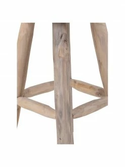 Tabouret bois de teck Badia, Ø 30 x haut. 45 cm -furniture Soldes Tabouret bois de teck Badia 4
