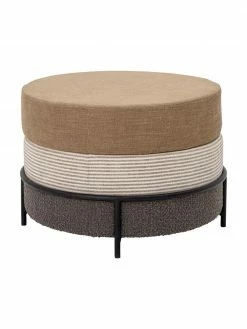 Bloomingville Tabouret brun Como, Ø 60 x haut. 40 cm -furniture Soldes Tabouret brun Como 3