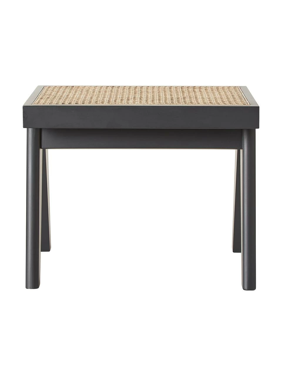 Westwing Collection Tabouret cannage Sissi, larg. 52 x haut. 42 cm 5 Westwing Collection Tabouret cannage Sissi, larg. 52 x haut. 42 cm – Image 5