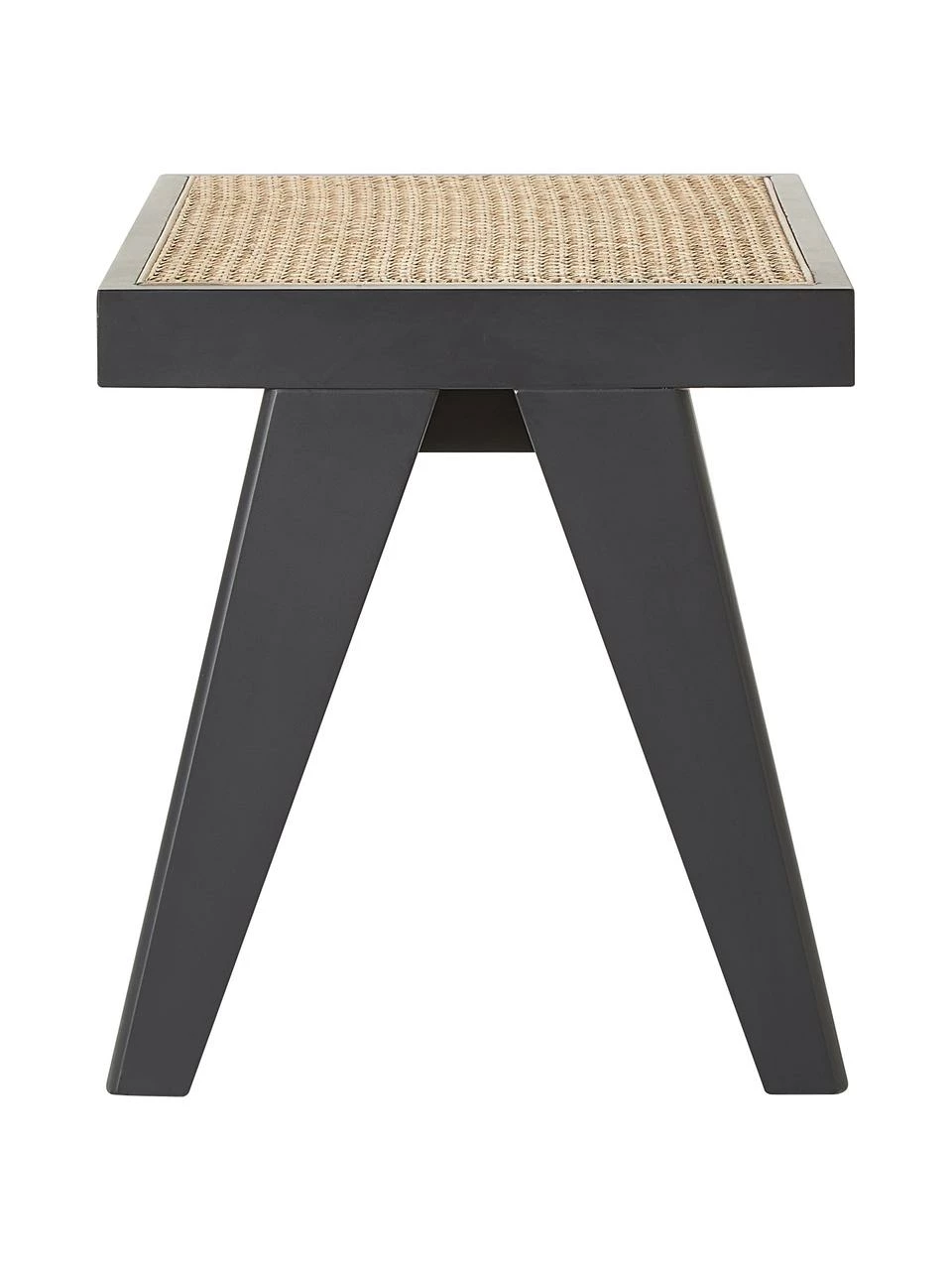 Westwing Collection Tabouret cannage Sissi, larg. 52 x haut. 42 cm 6 Westwing Collection Tabouret cannage Sissi, larg. 52 x haut. 42 cm – Image 6