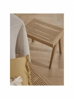 Westwing Collection Tabouret cannage Sissi, larg. 52 x haut. 42 cm 8 Westwing Collection Tabouret cannage Sissi, larg. 52 x haut. 42 cm -furniture Soldes Tabouret cannage Sissi 2