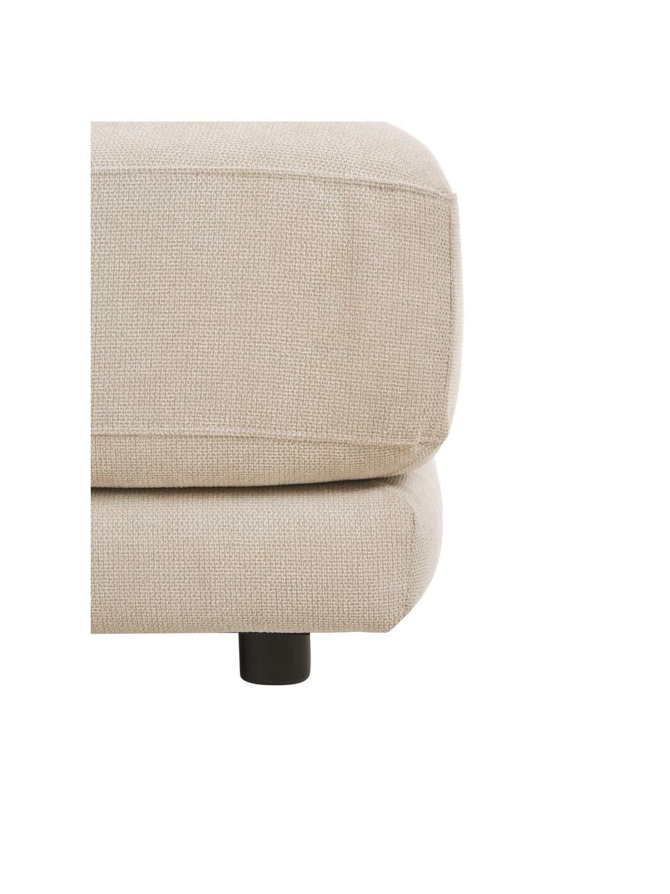 Westwing Collection Tabouret de canapé beige Jasmin, larg. 105 x haut. 43 cm 4 Westwing Collection Tabouret de canapé beige Jasmin, larg. 105 x haut. 43 cm – Image 4