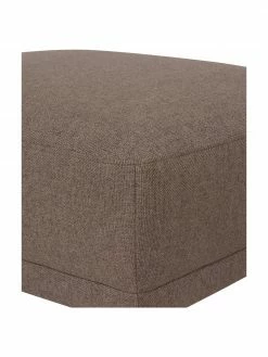 Westwing Collection Tabouret de canapé brun avec pieds en métal Fluente, larg. 62 x haut. 46 cm -furniture Soldes Tabouret de canape brun avec pieds en metal Fluente 5