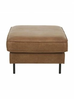 Westwing Collection Tabouret de canapé cuir recyclé brun Hunter, larg. 85 x haut. 46 cm 9 Westwing Collection Tabouret de canapé cuir recyclé brun Hunter, larg. 85 x haut. 46 cm -furniture Soldes Tabouret de canape cuir recycle brun Hunter 3