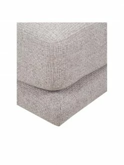 Westwing Collection Tabouret de canapé gris clair Jasmin, larg. 105 x long. 75 cm -furniture Soldes Tabouret de canape gris clair Jasmin 5