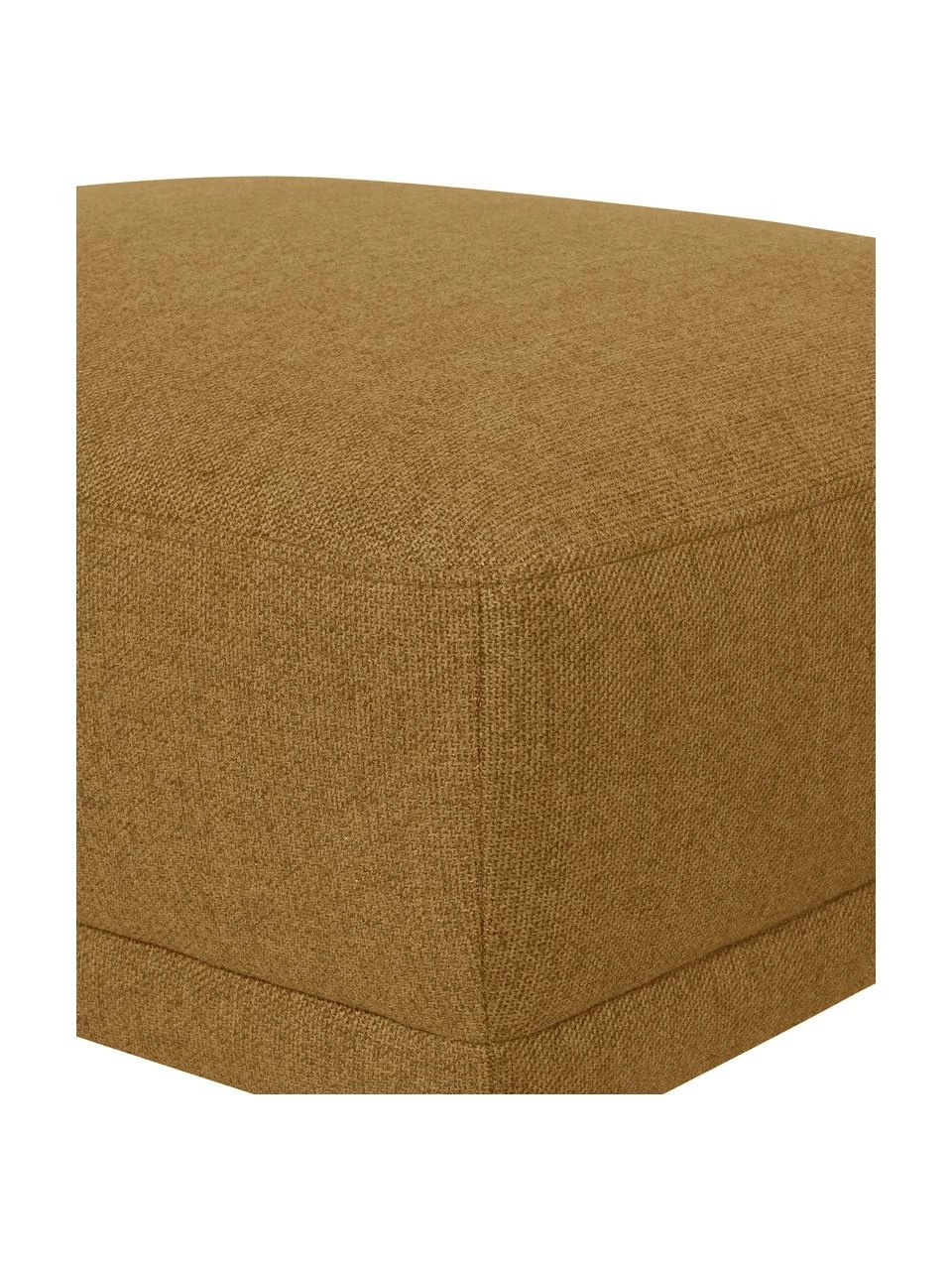 Westwing Collection Tabouret de canapé jaune ocre pieds en métal Fluente, larg. 62 x haut. 46 cm 5 Westwing Collection Tabouret de canapé jaune ocre pieds en métal Fluente, larg. 62 x haut. 46 cm – Image 5