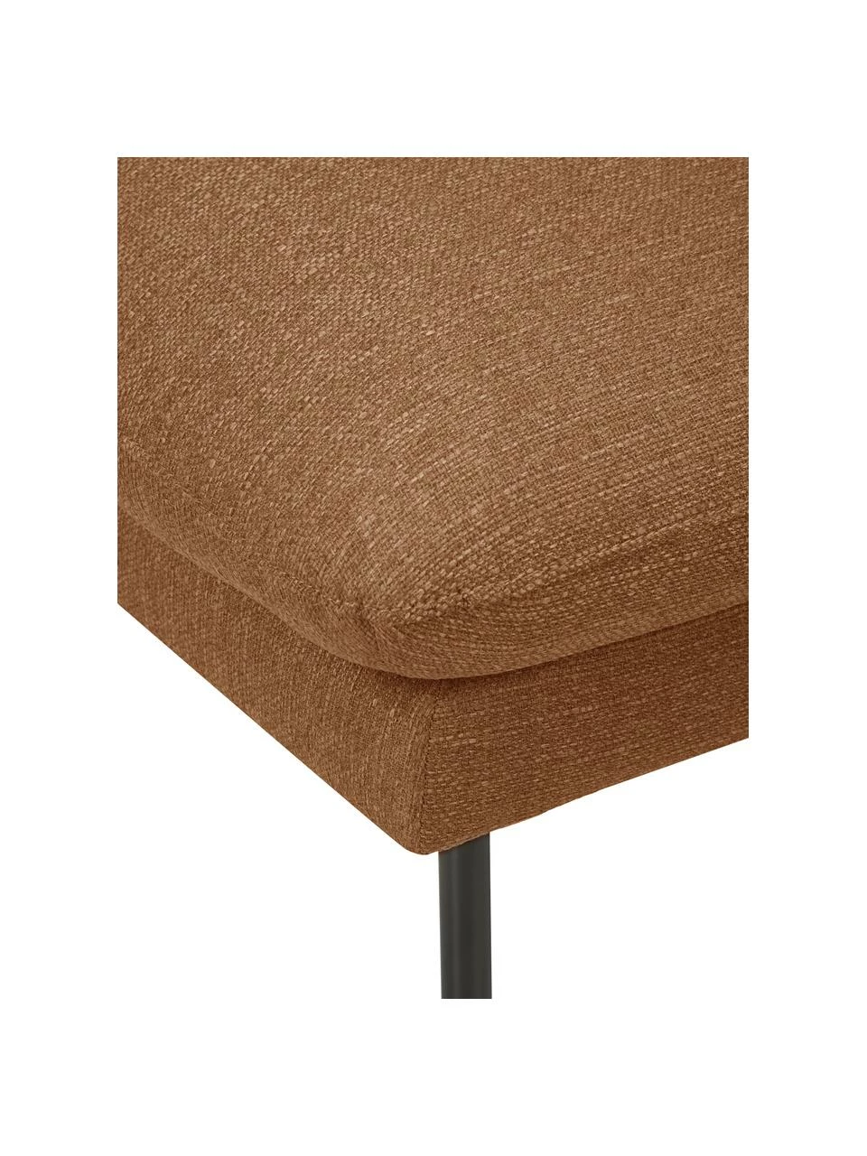 Westwing Collection Tabouret de canapé nougat avec pieds en métal Moby, larg. 78 x haut. 48 cm 5 Westwing Collection Tabouret de canapé nougat avec pieds en métal Moby, larg. 78 x haut. 48 cm – Image 5