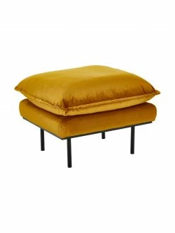 HKliving Tabouret de canapé velours Retro, larg. 72 x prof. 65 cm