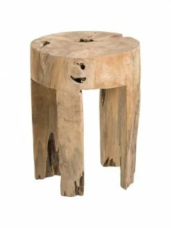 Jan Kurtz Tabouret en bois de teck Java, Ø 30 x haut. 40 cmDisponibilité limitée -furniture Soldes Tabouret en bois de teck Java 3