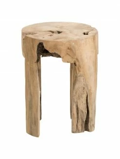 Jan Kurtz Tabouret en bois de teck Java, Ø 30 x haut. 40 cmDisponibilité limitée -furniture Soldes Tabouret en bois de teck Java 4