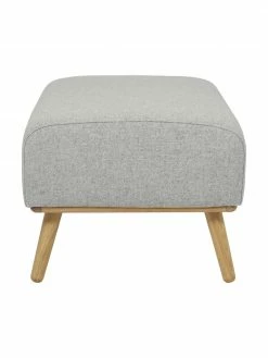 Westwing Collection Tabouret en laine avec pieds en bois Archie, larg. 87 x haut. 45 cm 10 Westwing Collection Tabouret en laine avec pieds en bois Archie, larg. 87 x haut. 45 cm -furniture Soldes Tabouret en laine avec pieds en bois Archie 10