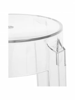 Kartell Tabouret plexi Charles Ghost, Ø 39 x haut. 46 cm -furniture Soldes Tabouret plexi Charles Ghost 4