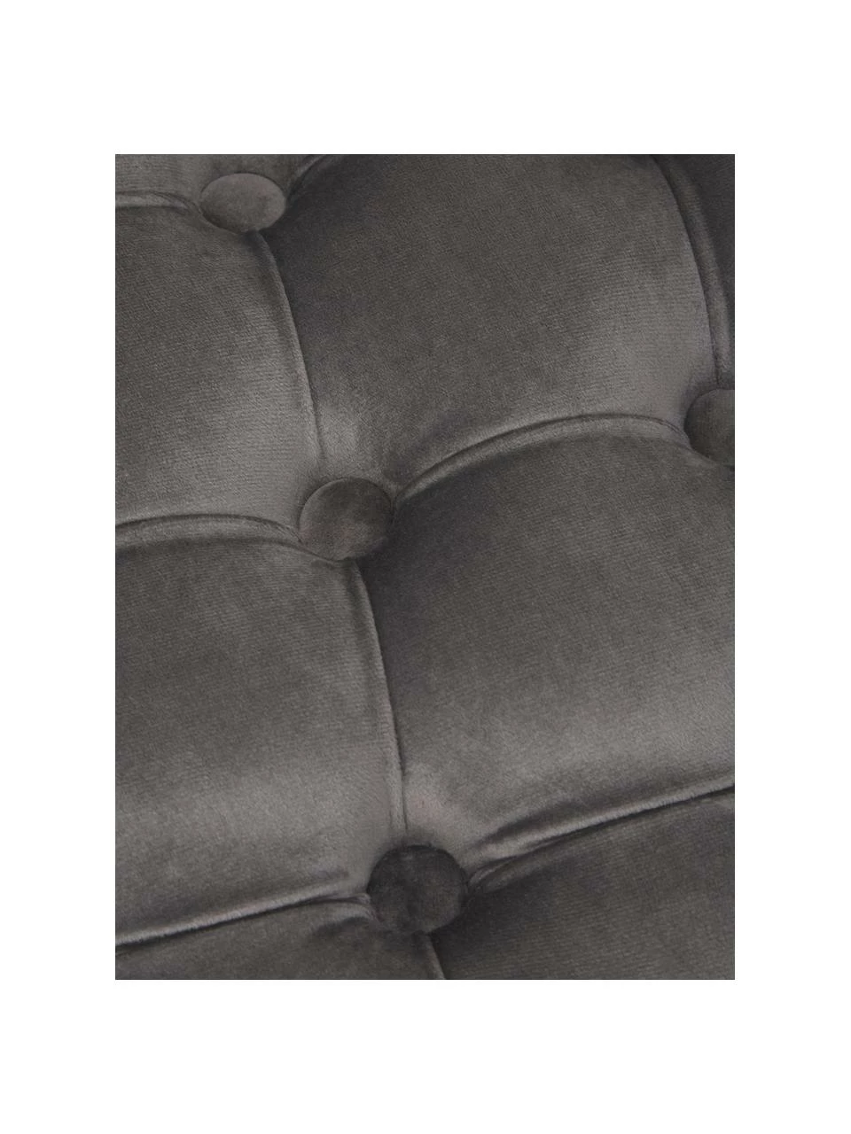 Westwing Collection Tabouret rond velours gris foncé avec rangement Chiara, Ø 50 x haut. 42 cmSeulement 1 produit disponible 5 Westwing Collection Tabouret rond velours gris foncé avec rangement Chiara, Ø 50 x haut. 42 cmSeulement 1 produit disponible – Image 5