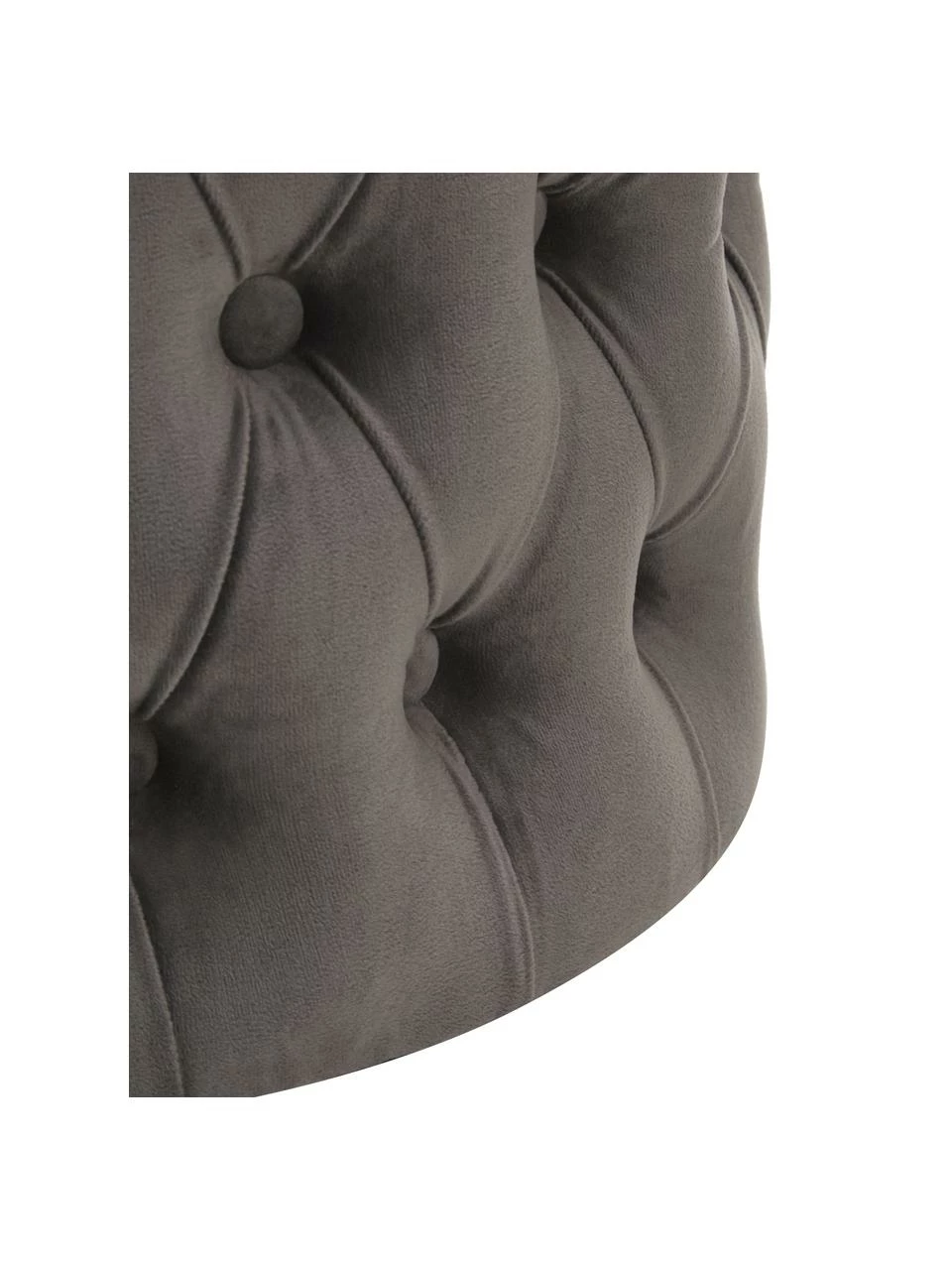 Westwing Collection Tabouret rond velours gris foncé avec rangement Chiara, Ø 50 x haut. 42 cmSeulement 1 produit disponible 6 Westwing Collection Tabouret rond velours gris foncé avec rangement Chiara, Ø 50 x haut. 42 cmSeulement 1 produit disponible – Image 6