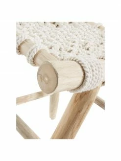 Tabouret style boho Edgard, larg. 45 x haut. 45 cmDisponibilité limitée -furniture Soldes Tabouret style boho Edgard 4