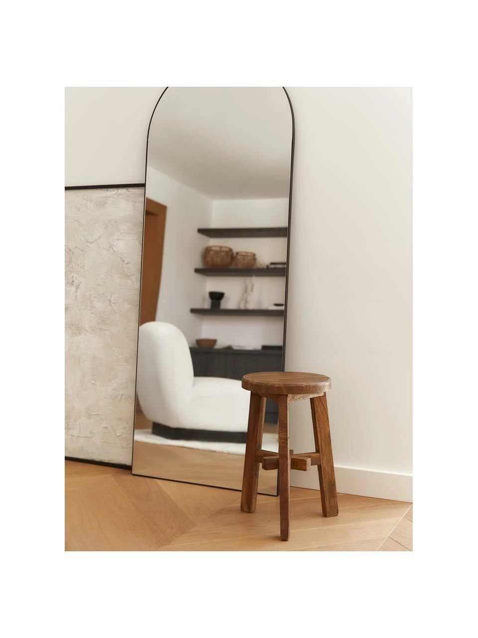 Westwing Collection Tabouret teck Dingklik, Ø 35 x haut. 50 cm 2 Westwing Collection Tabouret teck Dingklik, Ø 35 x haut. 50 cm – Image 2