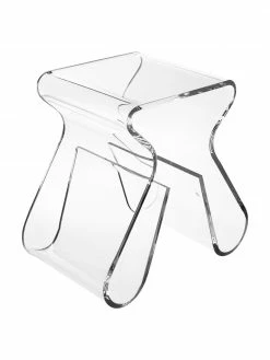 Umbra Tabouret transparent Loop, larg. 42 x haut. 43 cm