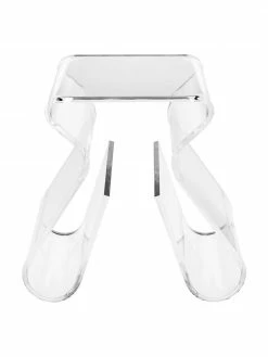 Umbra Tabouret transparent Loop, larg. 42 x haut. 43 cm -furniture Soldes Tabouret transparent Loop 4