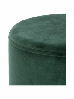 Westwing Collection Tabouret velours vert foncé Haven, ∅ 38 x haut. 45 cm 9 Westwing Collection Tabouret velours vert foncé Haven, ∅ 38 x haut. 45 cm -furniture Soldes Tabouret velours vert fonce Haven 3
