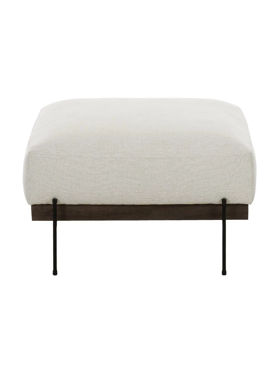 Westwing Collection Tabouret/repose-pieds beige pieds en métal Brooks, larg. 80 x haut. 43 cm 5 Westwing Collection Tabouret/repose-pieds beige pieds en métal Brooks, larg. 80 x haut. 43 cm – Image 5