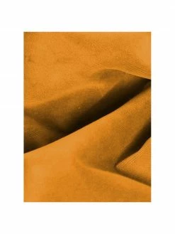 Westwing Collection Tabouret/repose-pieds en velours jaune moutarde avec pieds en métal Moby, larg. 78 x haut. 48 cm -furniture Soldes Tabouretrepose pieds en velours jaune moutarde avec pieds en metal Moby 5