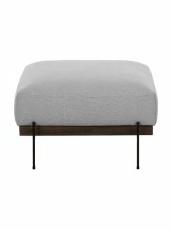 Westwing Collection Tabouret/repose-pieds gris pieds en métal Brooks, larg. 80 x haut. 43 cm 9 Westwing Collection Tabouret/repose-pieds gris pieds en métal Brooks, larg. 80 x haut. 43 cm -furniture Soldes Tabouretrepose pieds gris pieds en metal Brooks 3