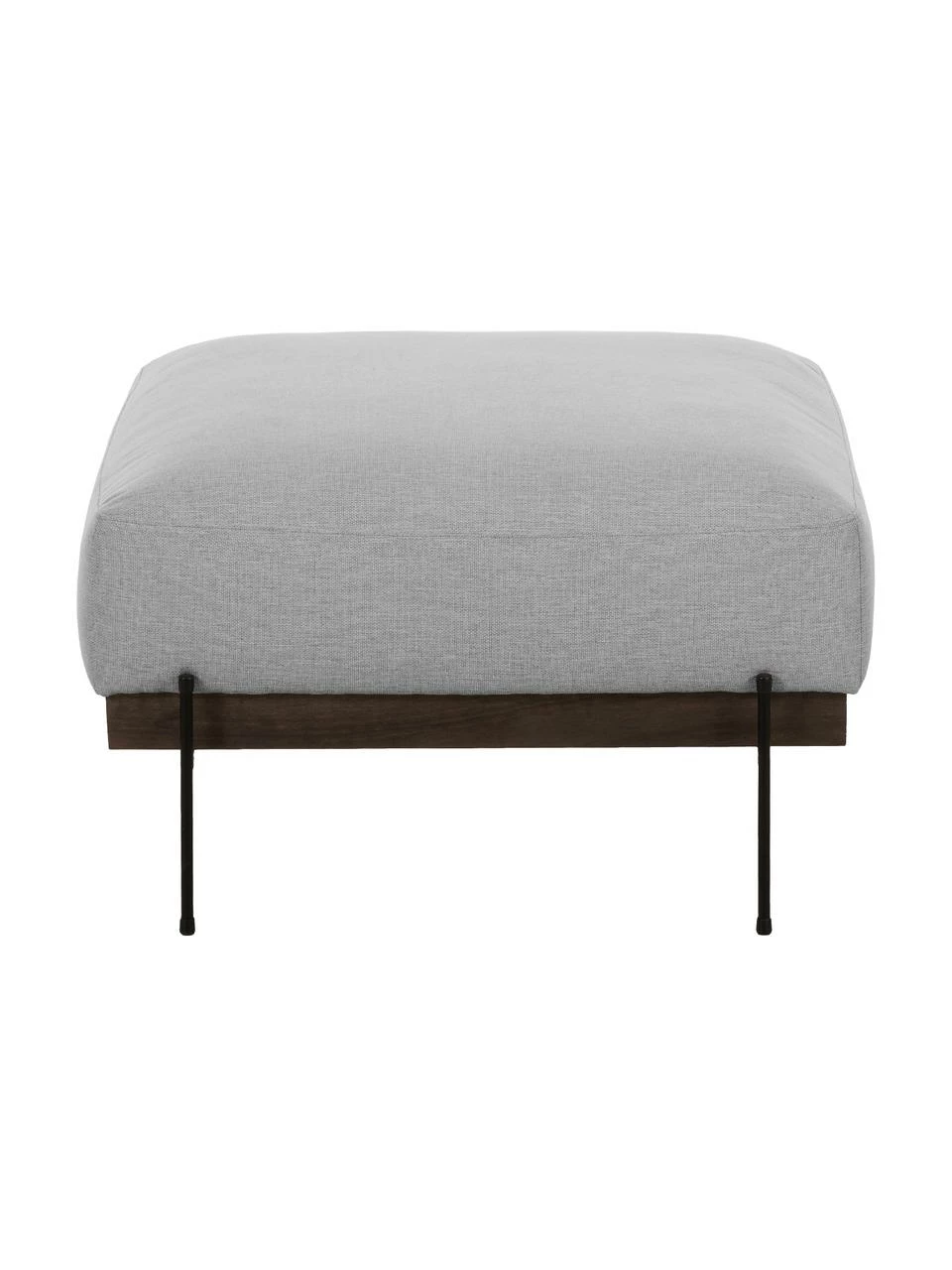 Westwing Collection Tabouret/repose-pieds gris pieds en métal Brooks, larg. 80 x haut. 43 cm 4 Westwing Collection Tabouret/repose-pieds gris pieds en métal Brooks, larg. 80 x haut. 43 cm – Image 4