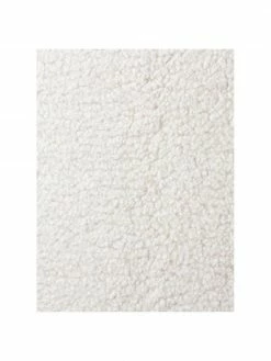 Westwing Collection Tabouret/repose-pieds peluche blanc crème Fluente, larg. 62 x haut. 46 cm -furniture Soldes Tabouretrepose pieds peluche blanc creme Fluente 4